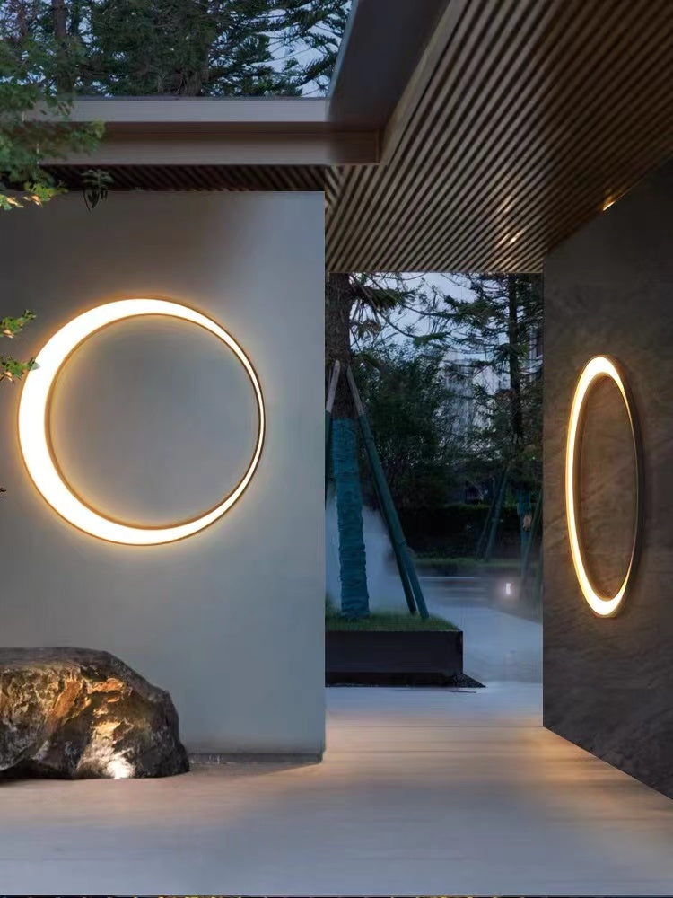 Outdoor Waterproof Solar Moon Decorative Light