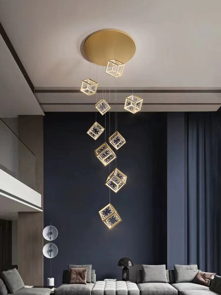 gold crystal chandelier