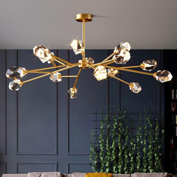 modern crystal pendant lights