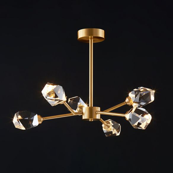hanging crystal light