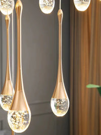 Thumbnail for small crystal pendant light
