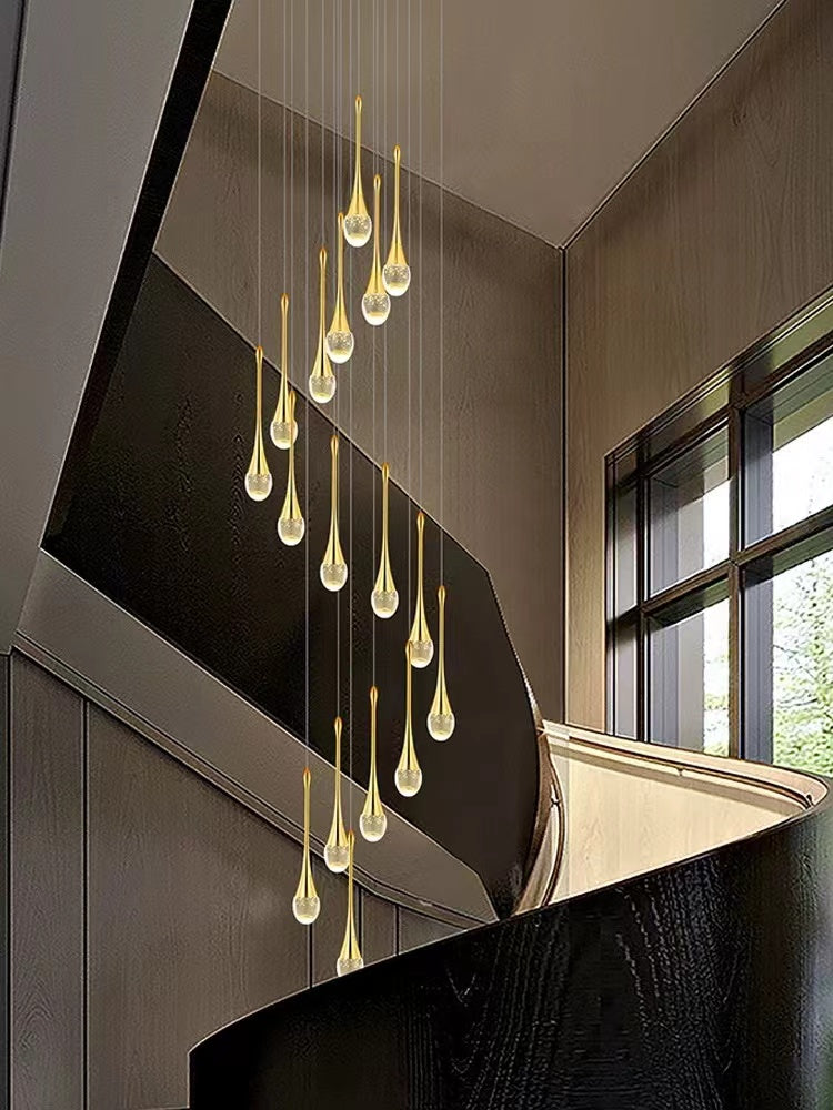 bubble light chandeliers