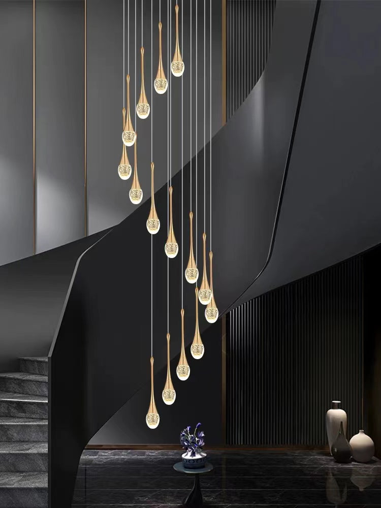 hanging crystal lights