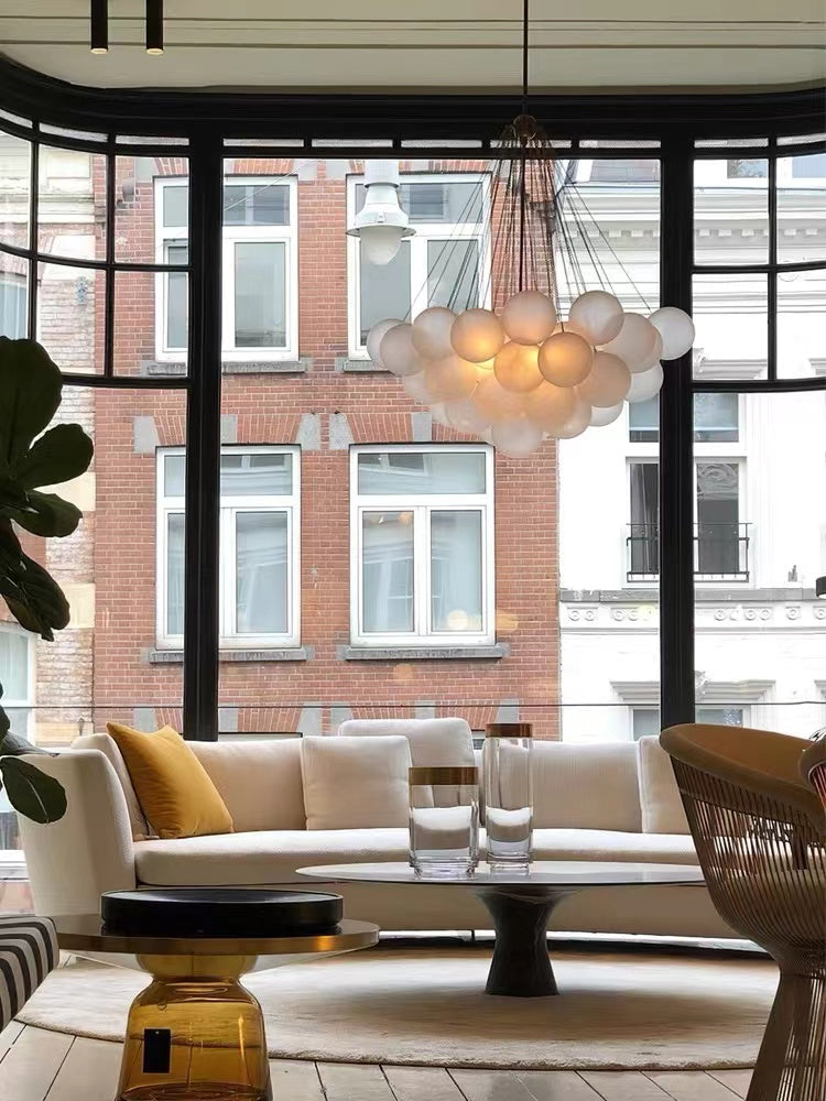glass bubble light fixture
