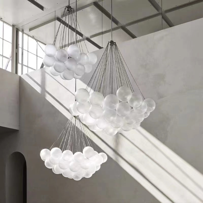 bubble chandeliers