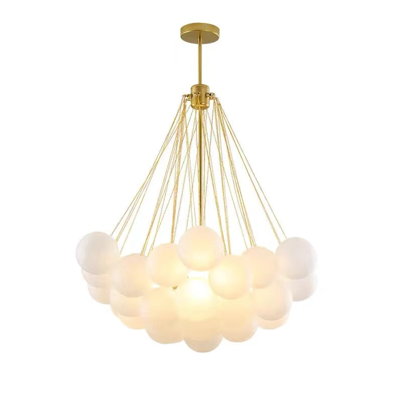 contemporary bubble chandelier