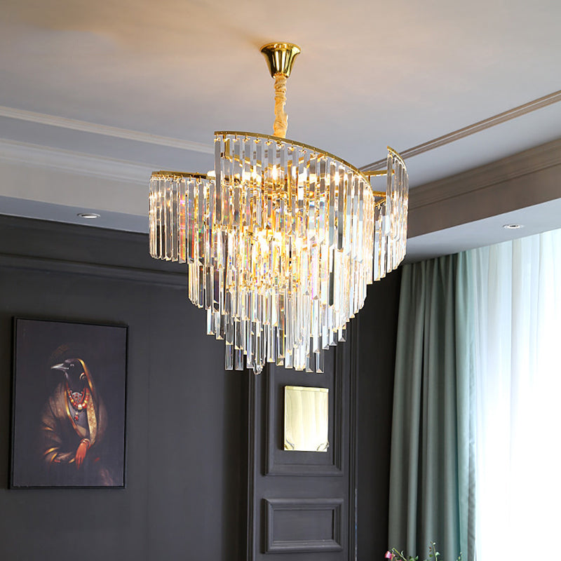 hanging crystal lights