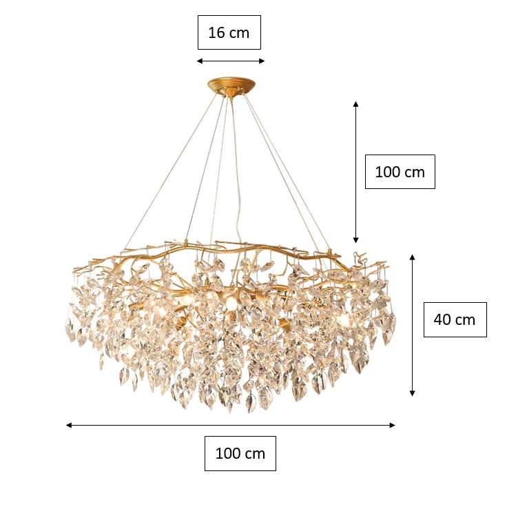chandelier crystals