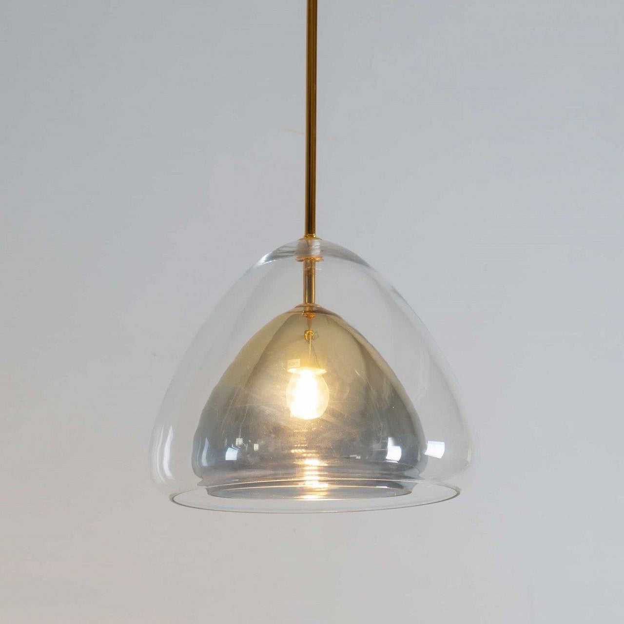 clear glass bubble chandelier