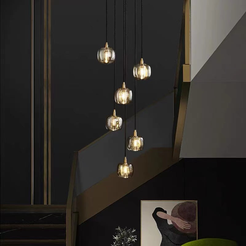 round crystal chandelier