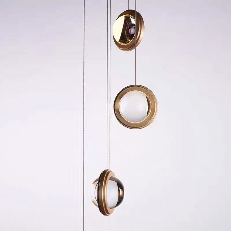 bubble ball chandelier