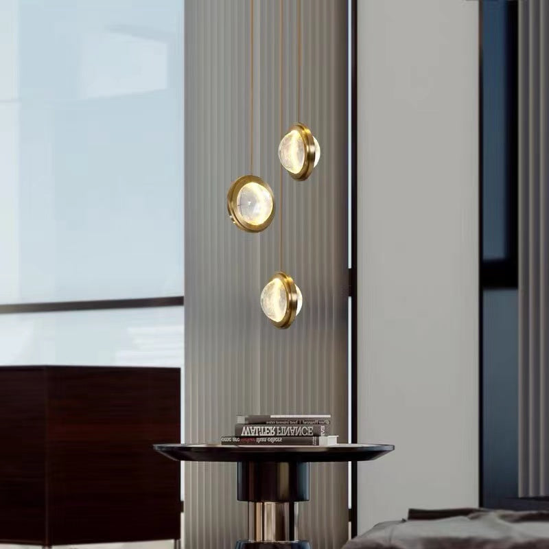 hanging crystal lights