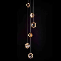 Thumbnail for round crystal chandelier