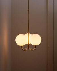 Thumbnail for glass pendant light