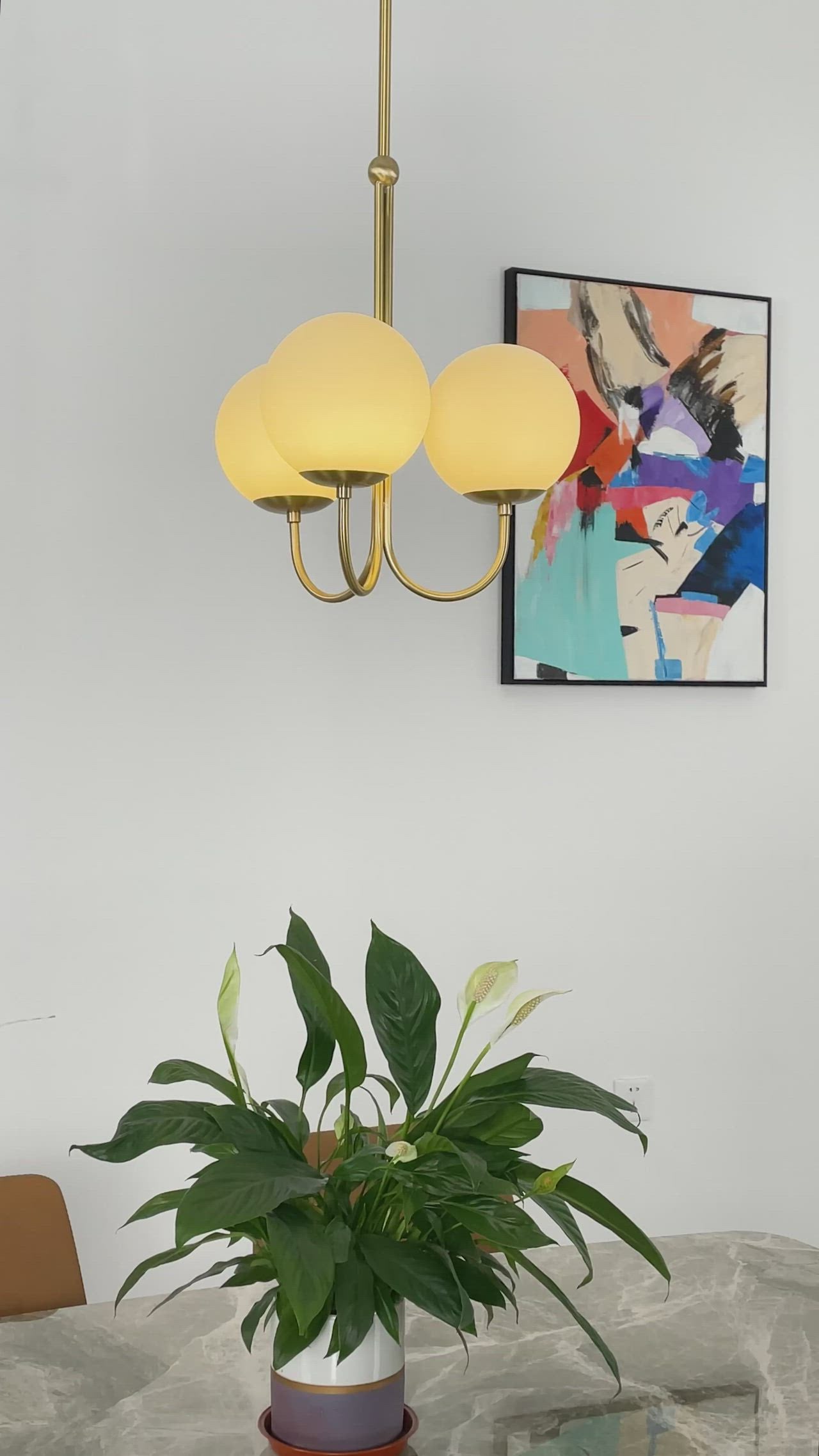 bubble chandelier light