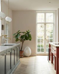Thumbnail for glass bubble chandelier dining room
