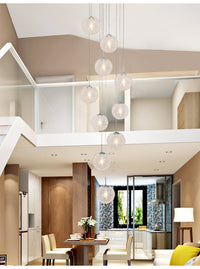 Thumbnail for Wave Ball Simple Light Chandelier Staircase Pendant