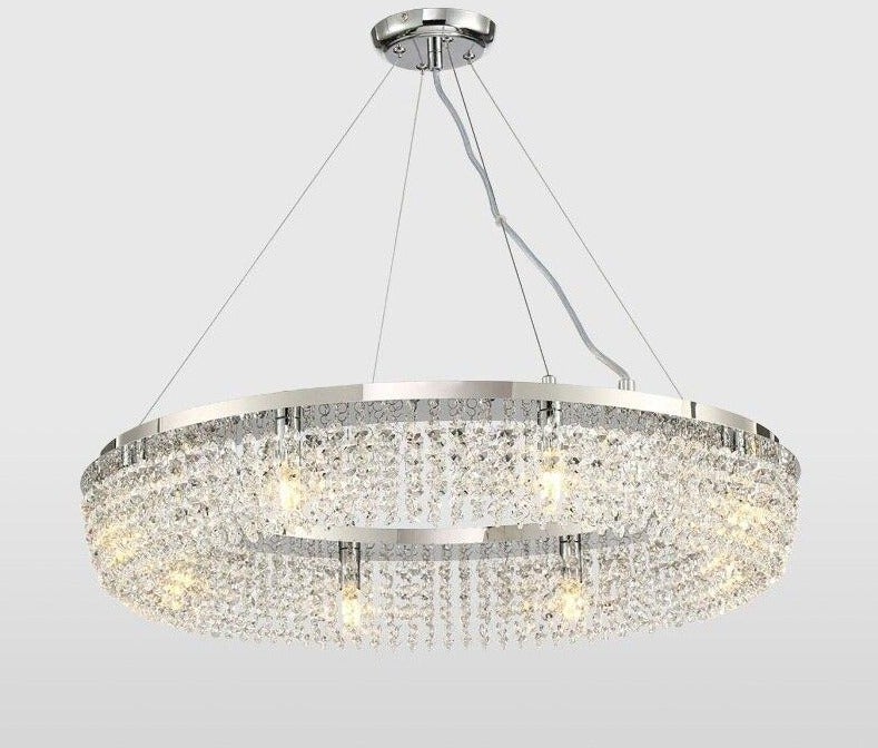 crystal pendant light