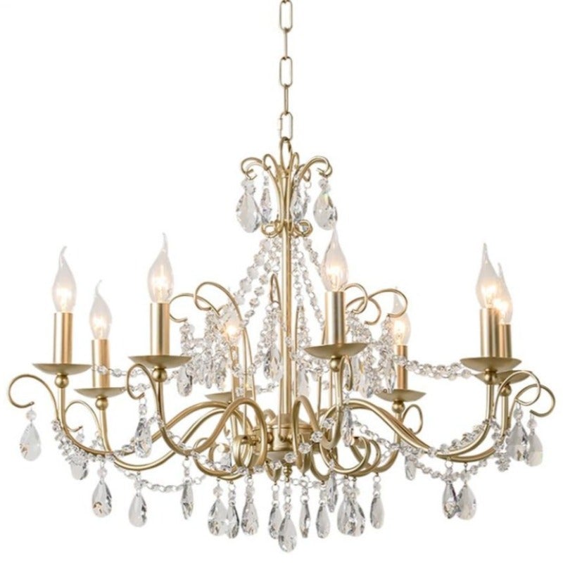 gold chandelier modern