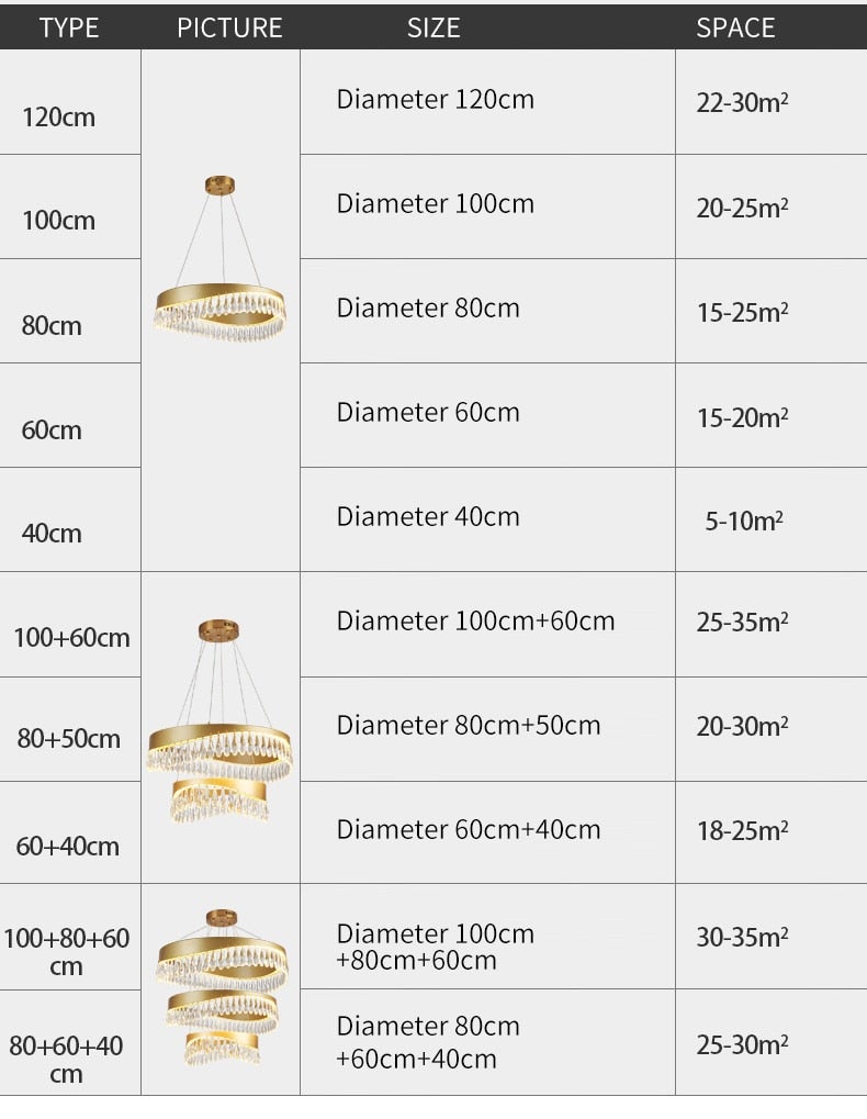 large crystal chandelier