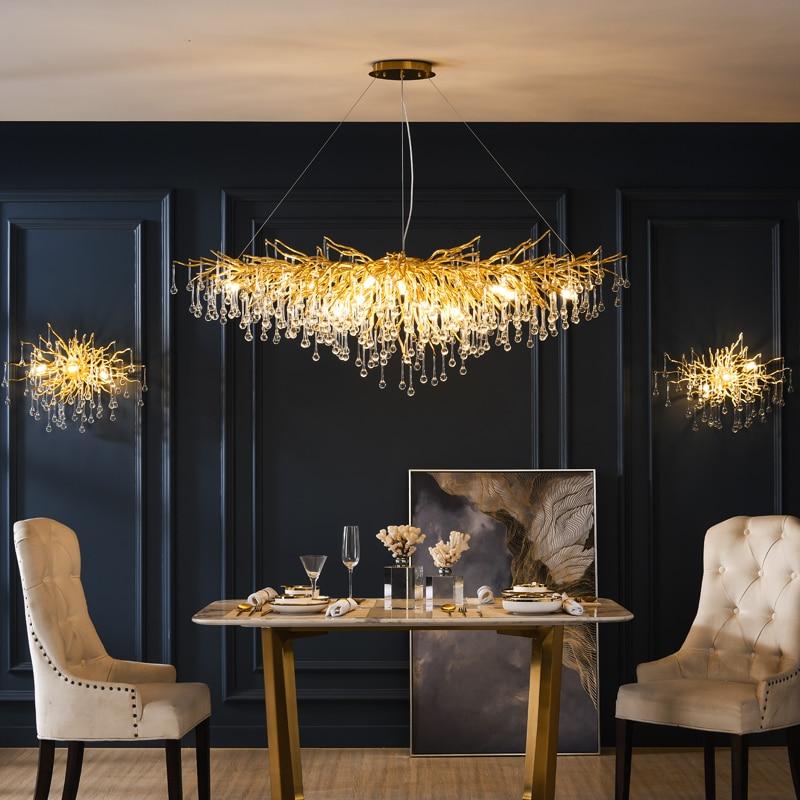 Branch Tassel Crystal Chandelier