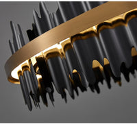 Thumbnail for black crystal light fixture