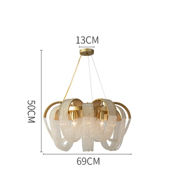 modern crystal chandelier