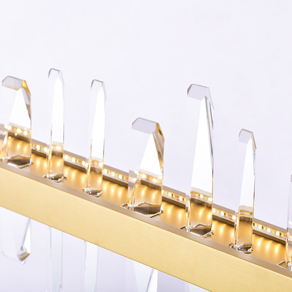 brass chandelier modern