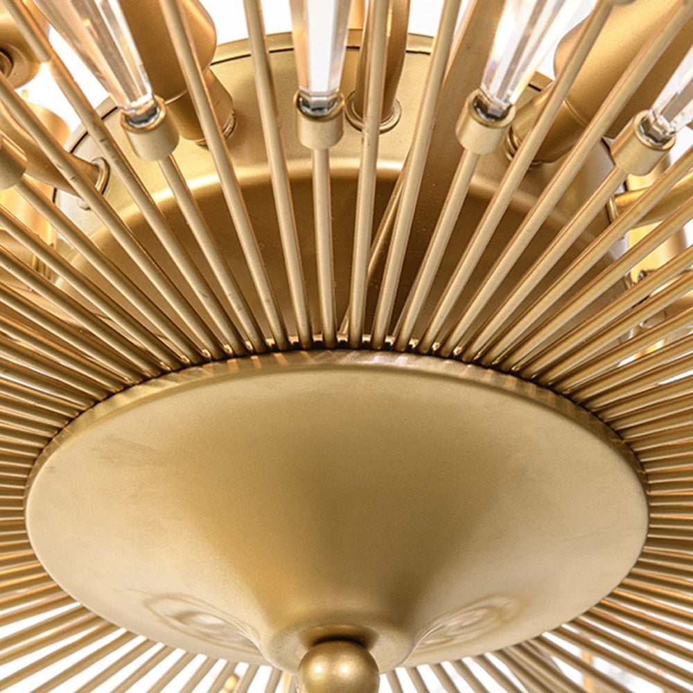 round crystal chandelier