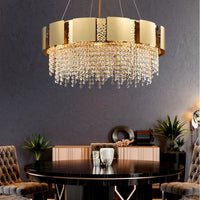 Thumbnail for gold crystal chandelier
