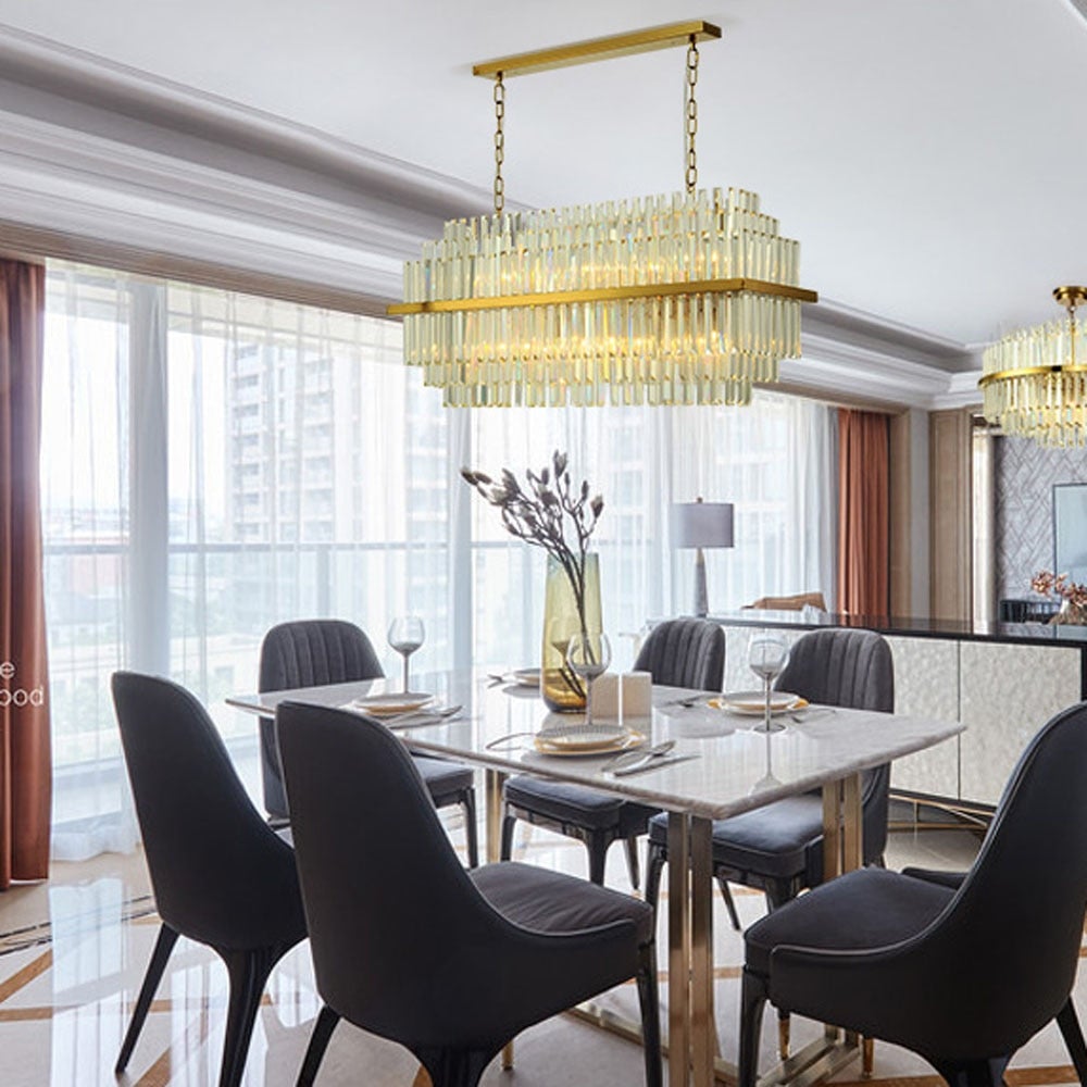 gold crystal chandelier
