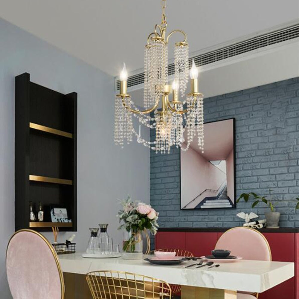pendant crystal light