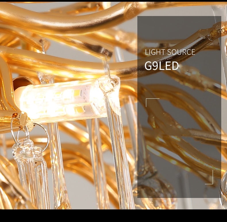 crystal lights for living room