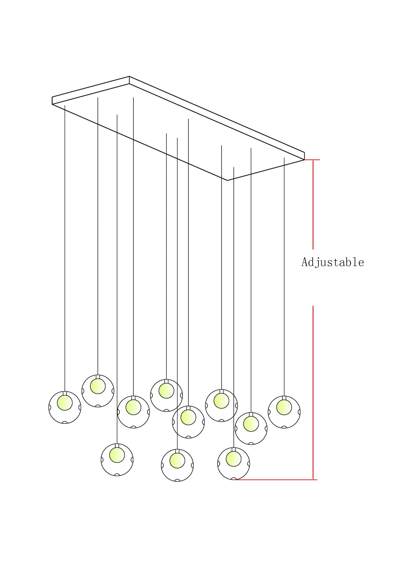 pendant chandelier