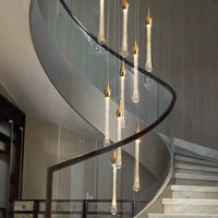 Thumbnail for Stylish chandelier for modern staircases