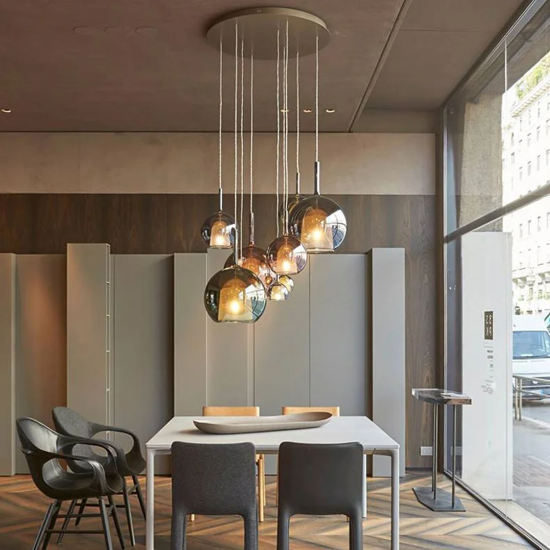 glass pendant light