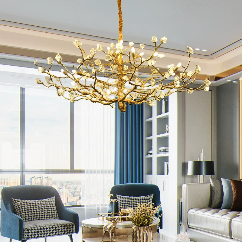 luxury modern chandelier with LED lights