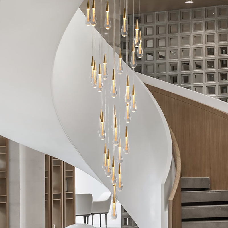 Illuminating staircases with artistic charm 