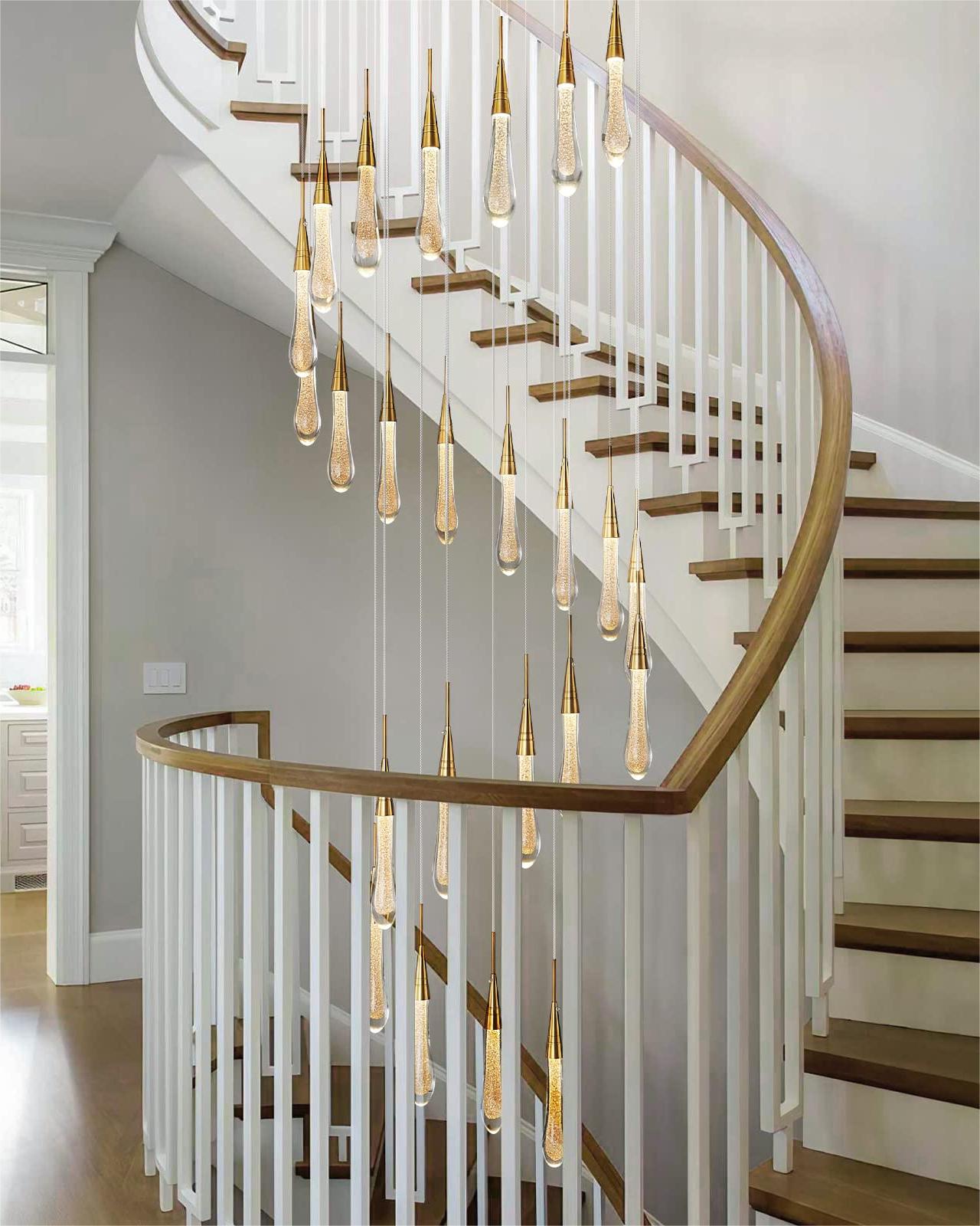 Sleek design for staircase ambiance