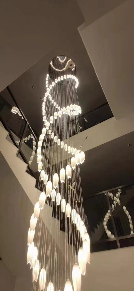 Luxe lighting solution for staircases