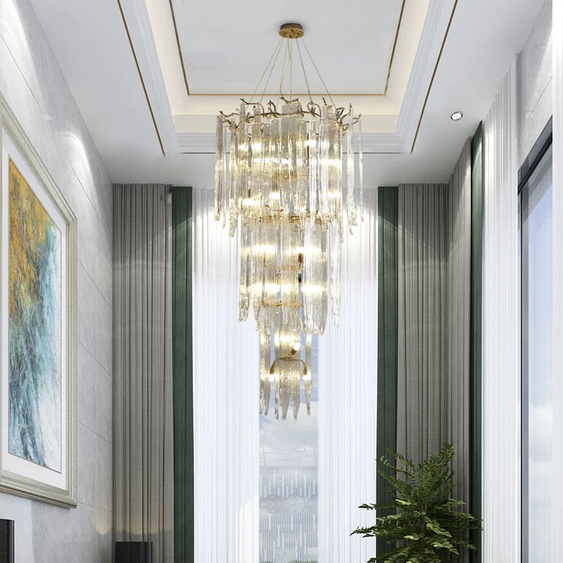 foyer chandelier modern