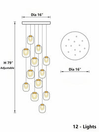 Thumbnail for modern crystal chandelier for living room