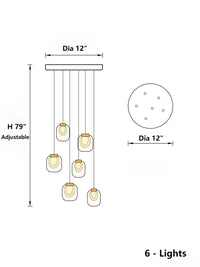 Thumbnail for modern crystal chandelier for living room