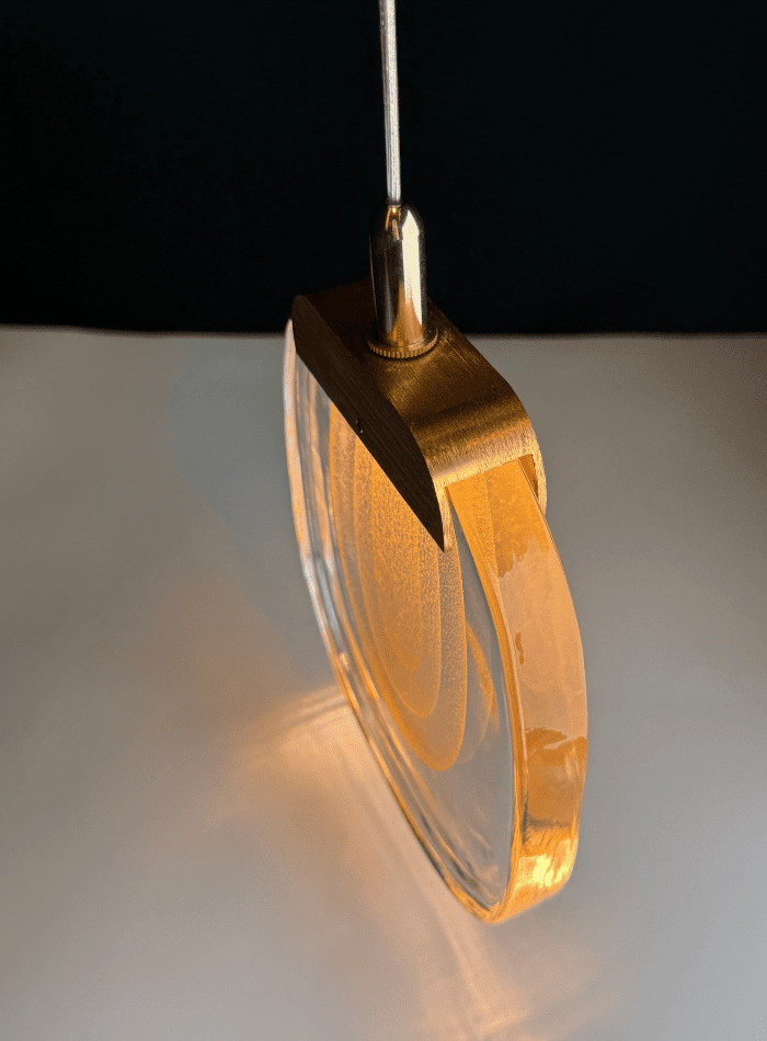 Luxury gold cascade chandelier for foyer and entryway, waterfall crystal pendant for two-story high ceiling lighting