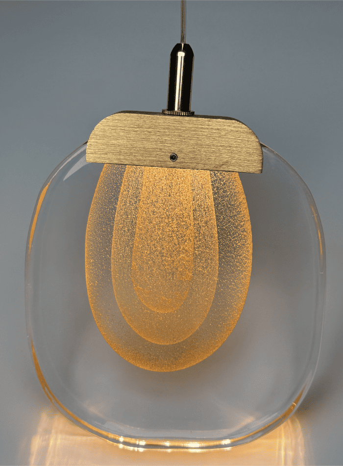 Luxury modern gold cascade chandelier with LED, multi-tier crystal pendant for living room foyer high ceiling lighting