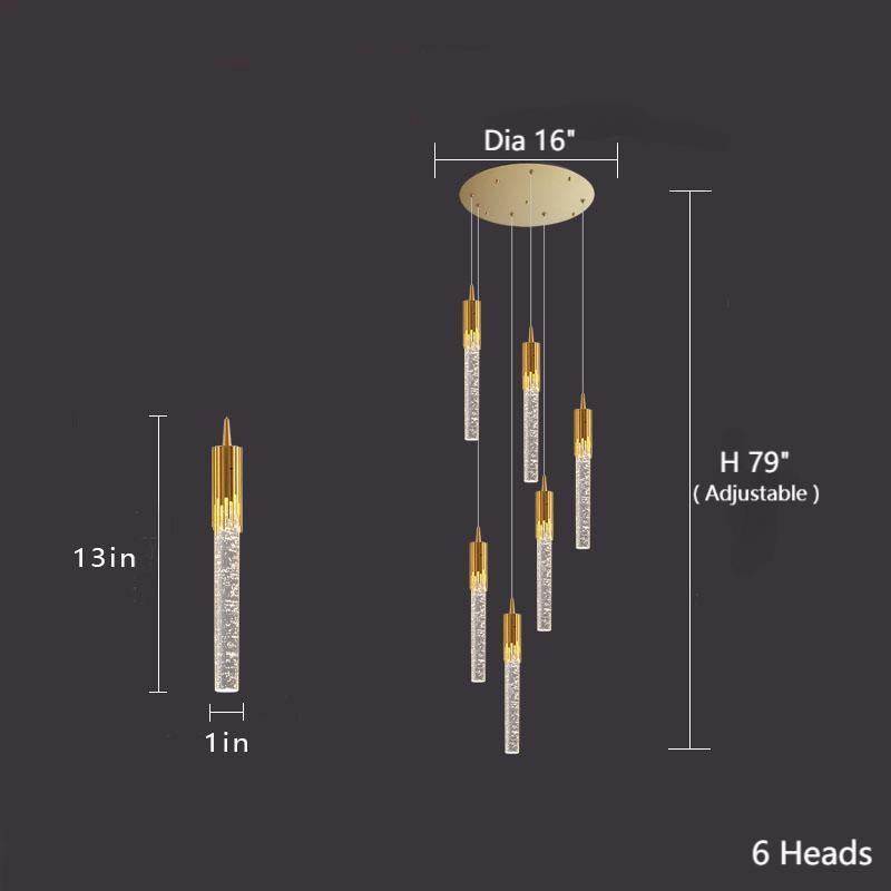 luxury pendant chandelier for foyer