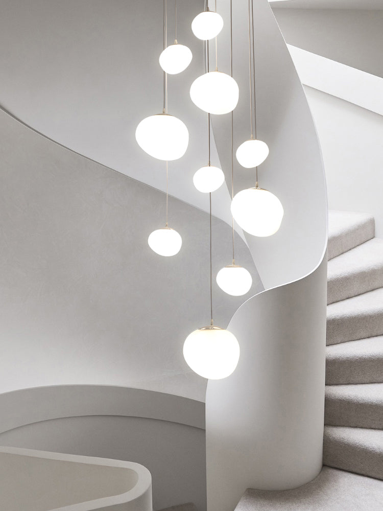  Minimalist pendant light for stairwells
