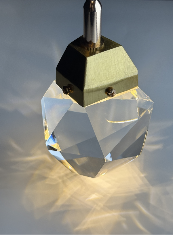 Customizable irregular crystal chandelier configuration, 7-46 lights brass finish for grand staircase foyer