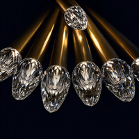Thumbnail for Diamonds arranged in a row with a spotlight effect on a black background