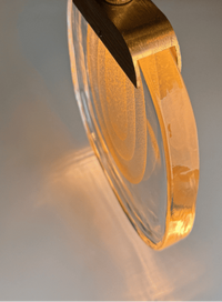 Thumbnail for Luxury gold cascade chandelier for foyer and entryway, waterfall crystal pendant for two-story high ceiling lighting